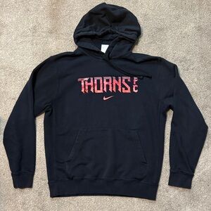 Nike Black NWSL Portland Thorns Pullover Sweatshirt Size S